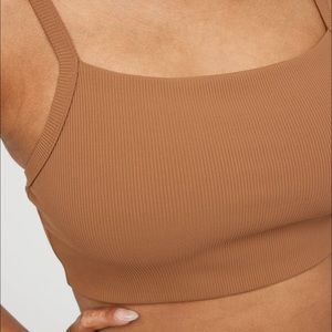 AERIE OFFLINE NWT ribbed square neck sports bra